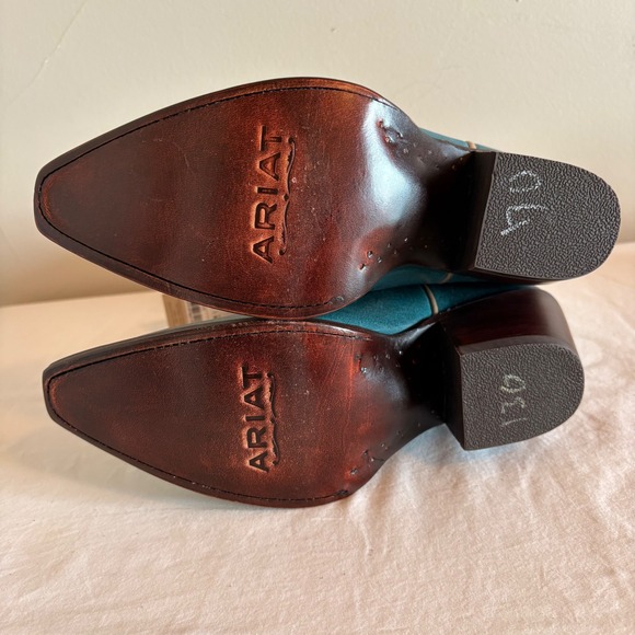 Ariat Womens Turquois Starlight Western Cowboy Boots Snip Toe Sz 8.5 NEW - Picture 9 of 11